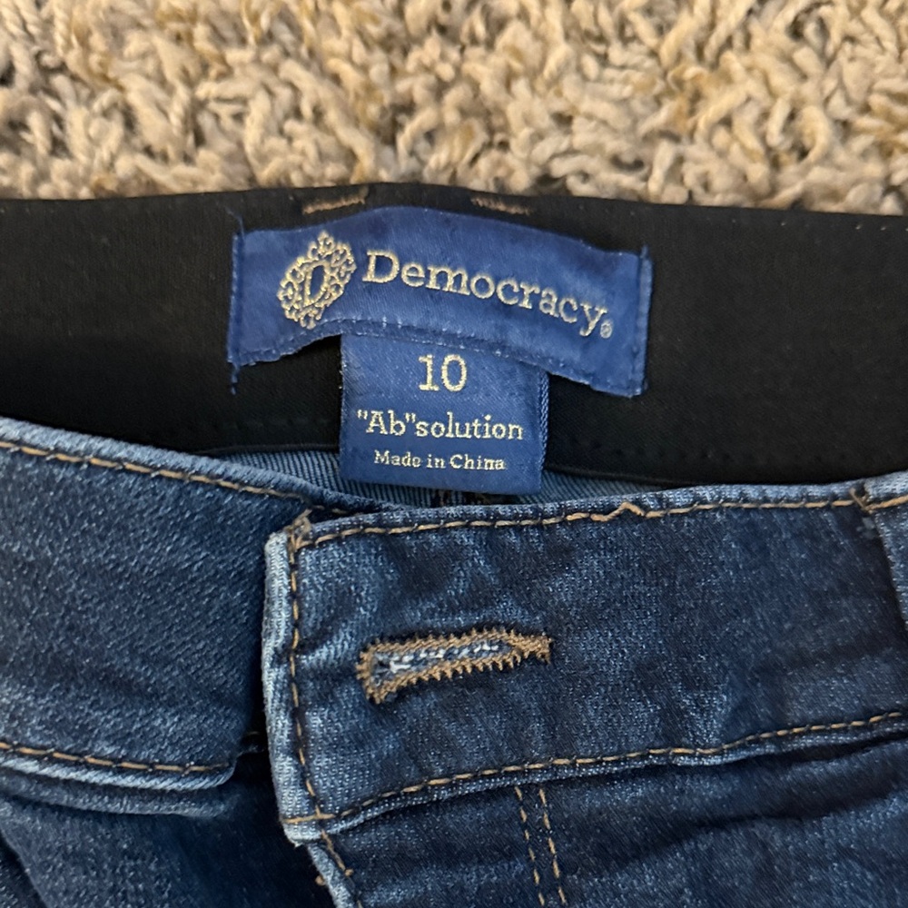 Democracy Dark Blue Women's Skinny Leg Jeans - Picture 2 of 3